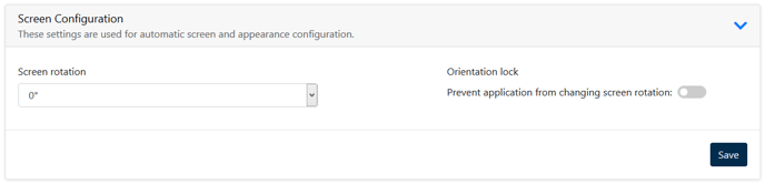 ScreenConfigurationProvisioning