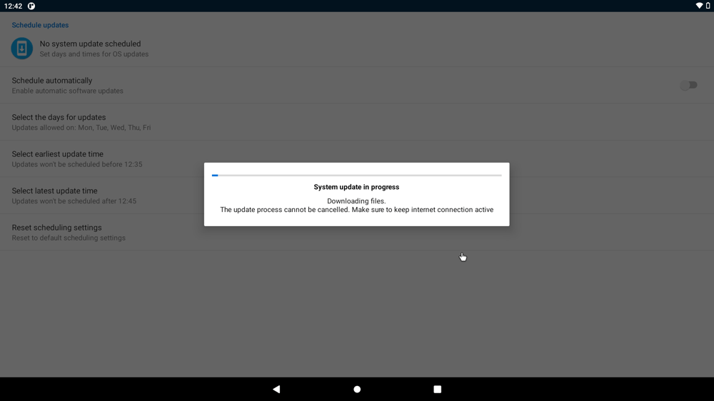 How to enable and configure updates on your device